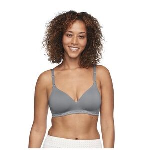 Warner's Charcoal Wireless Bra